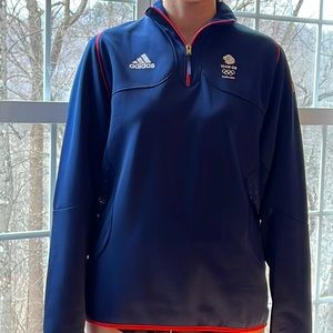 Adidas team Great Britain London 2012 quarter zip